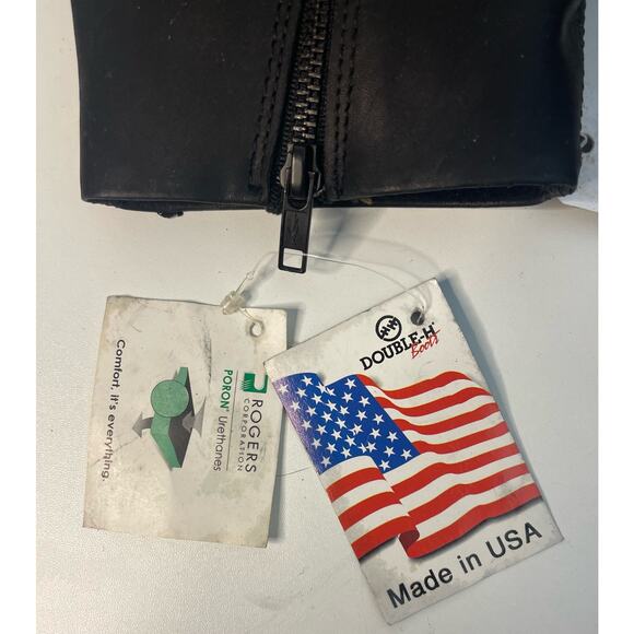 Men’s Double H Black Work Boot Poron Urethane Oil Resistant Size 7 (READ) - Picture 11 of 13